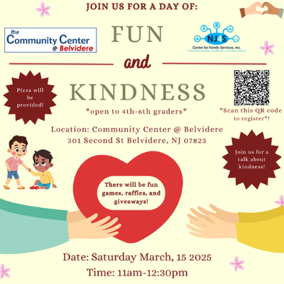 JOIN US FOR A DAY OF FUN and KINDNESS